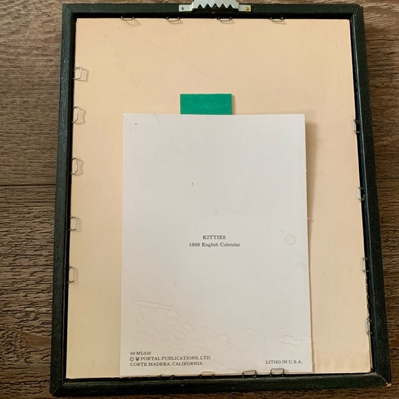 Framed print Girl & Cats 9/11 inch - Picture 7 of 11